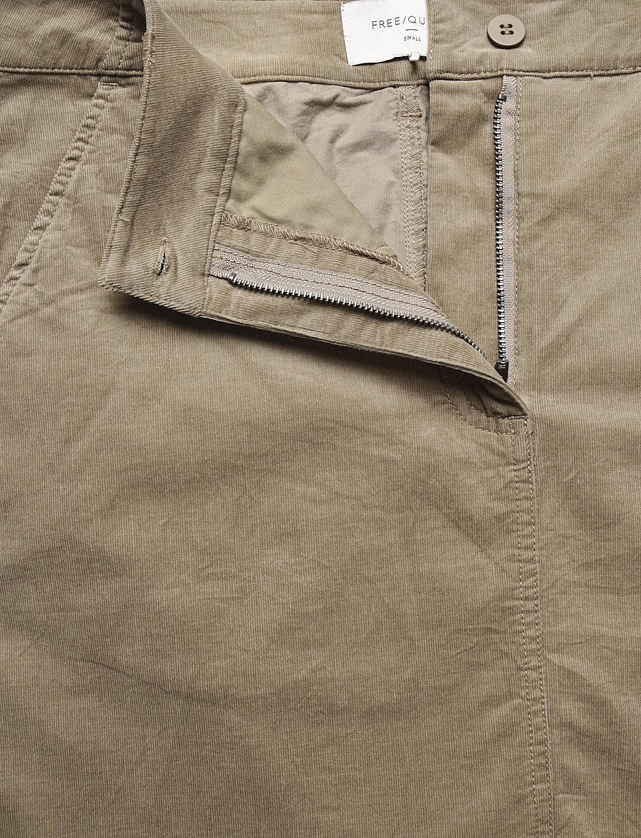 FREE/QUENT - FQOLANA-SKIRT - kurze röcke - desert taupe - 2