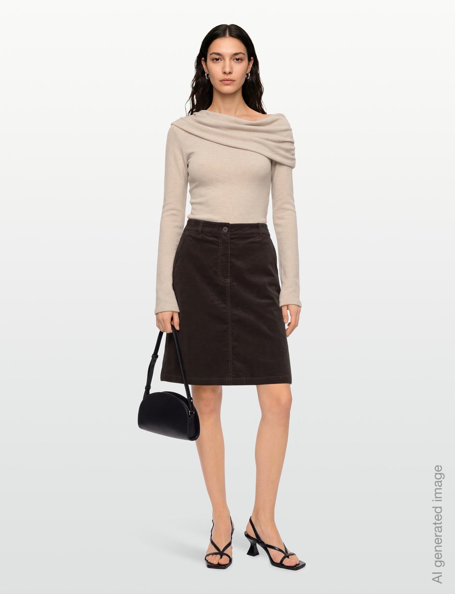 FREE/QUENT - FQOLANA-SKIRT - korta kjolar - mole - 0