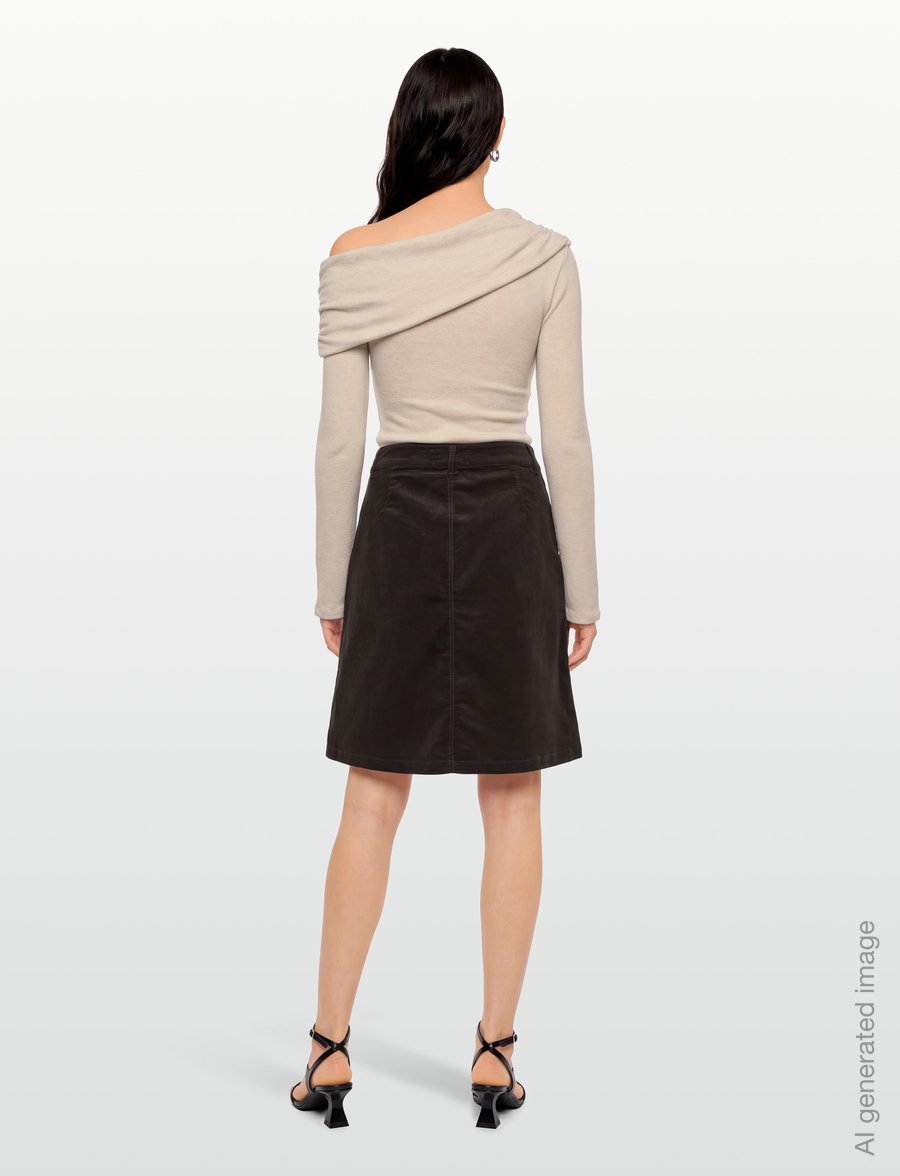 FREE/QUENT - FQOLANA-SKIRT - korta kjolar - mole - 4