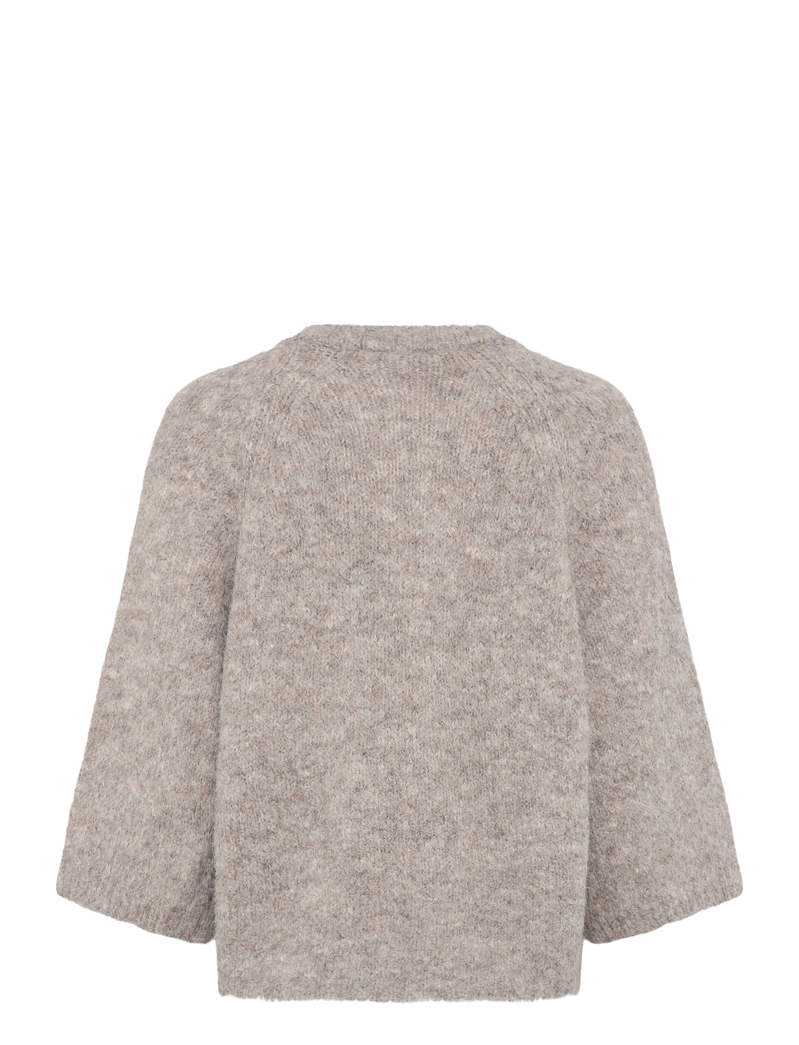 FREE/QUENT - FQGRSLULU-CARDIGAN - koftor - desert taupe melange - 2
