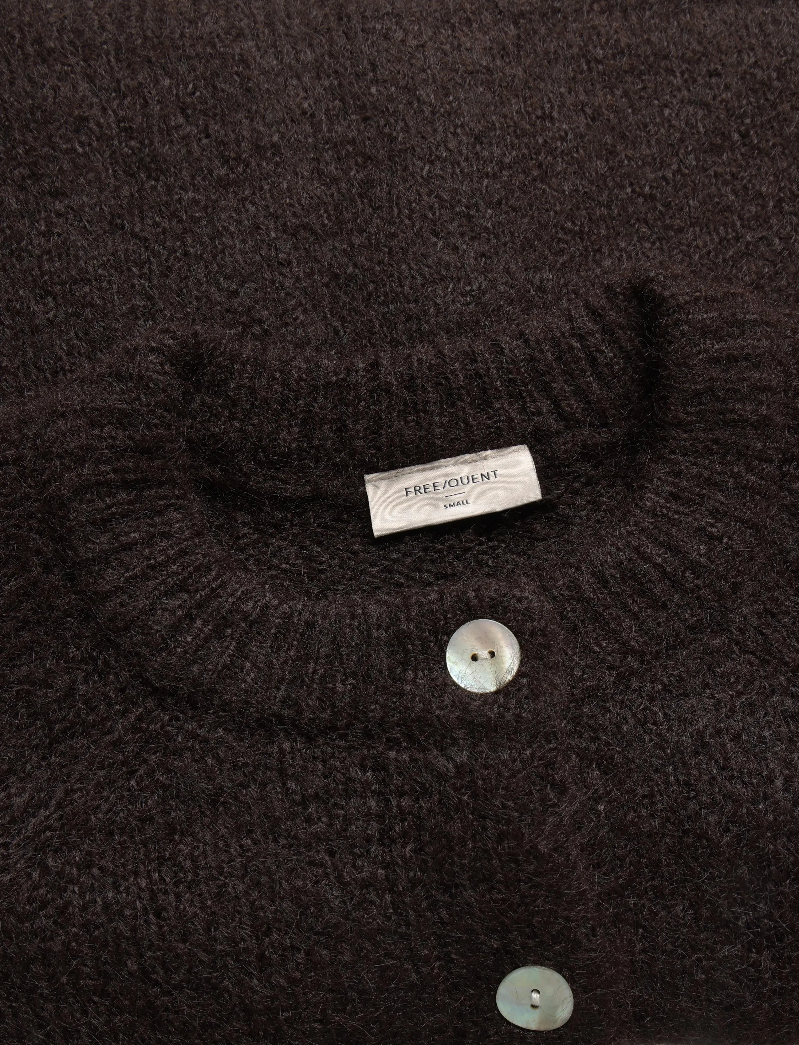 FREE/QUENT - FQGRSLULU-CARDIGAN - koftor - mole melange - 2