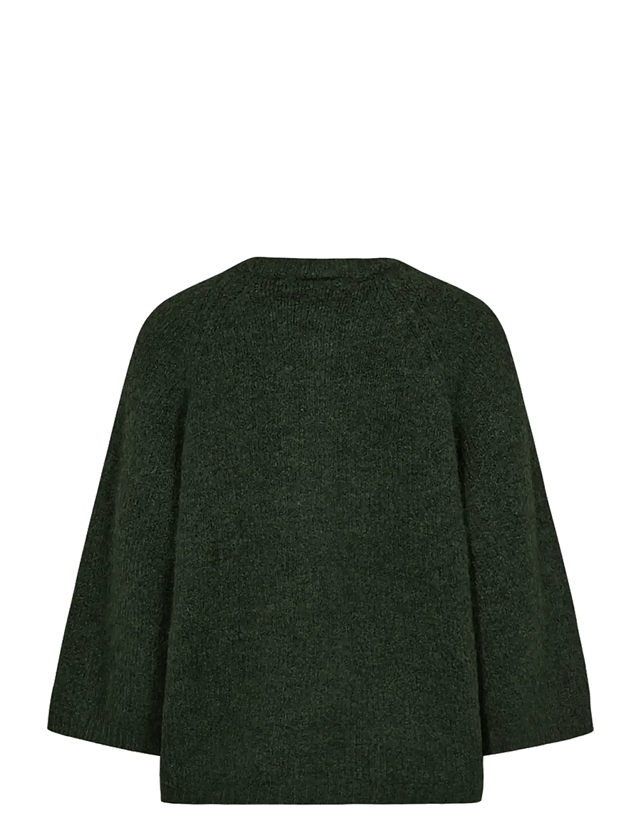 FREE/QUENT - FQGRSLULU-CARDIGAN - cardigans - nightshade melange - 1