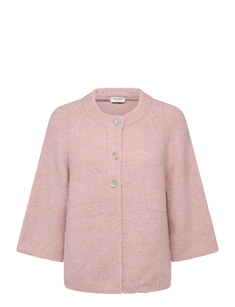 FREE/QUENT - FQGRSLULU-CARDIGAN - koftor - pale mauve melange - 0