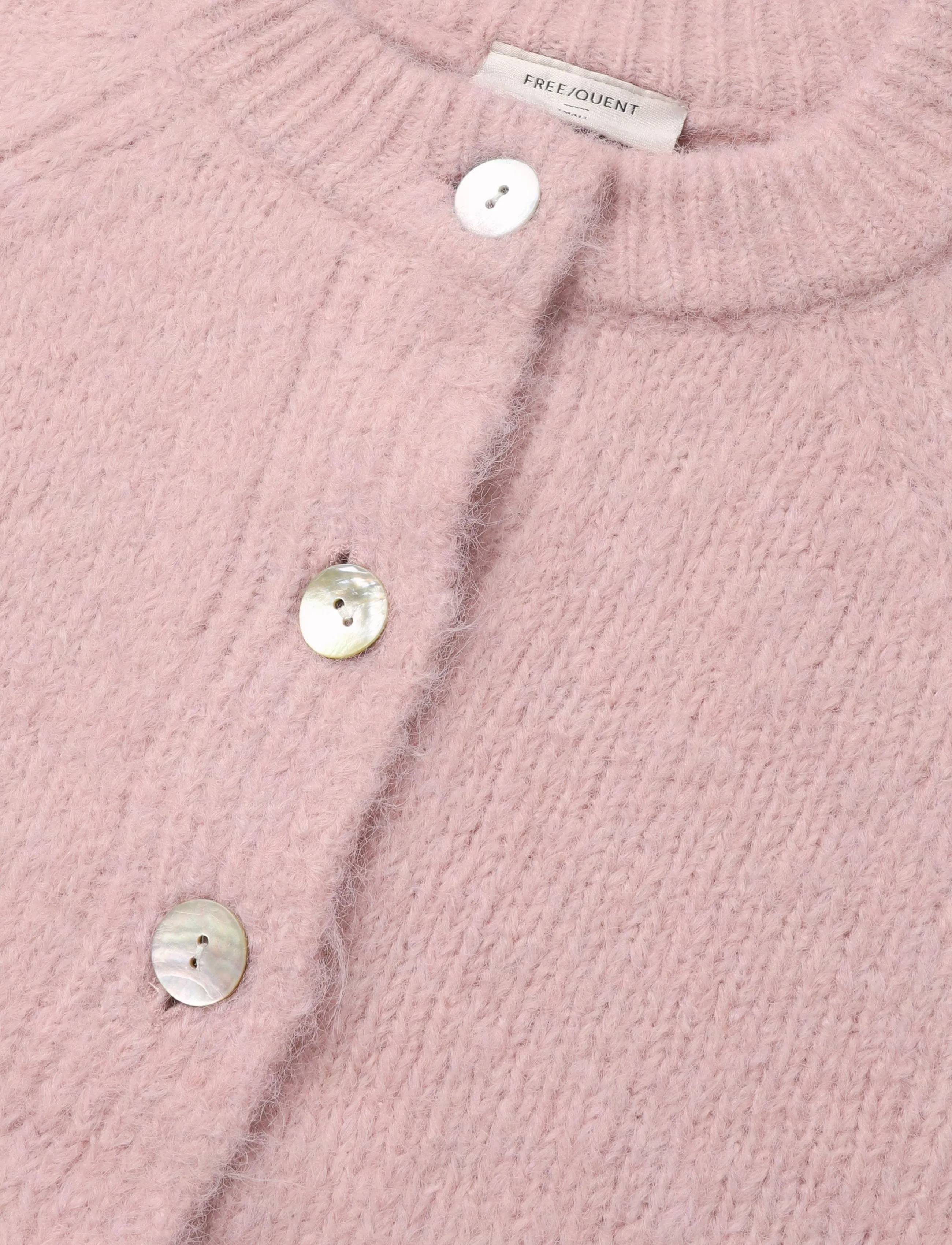 FREE/QUENT - FQGRSLULU-CARDIGAN - koftor - pale mauve melange - 2