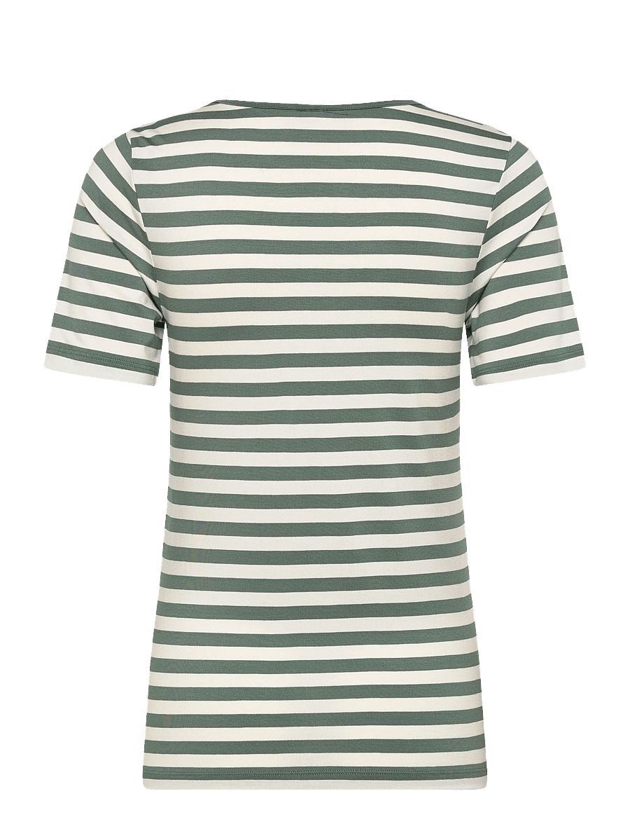 FREE/QUENT - FQLIANA-TEE - t-shirts - dark forest w. star off-white - 2