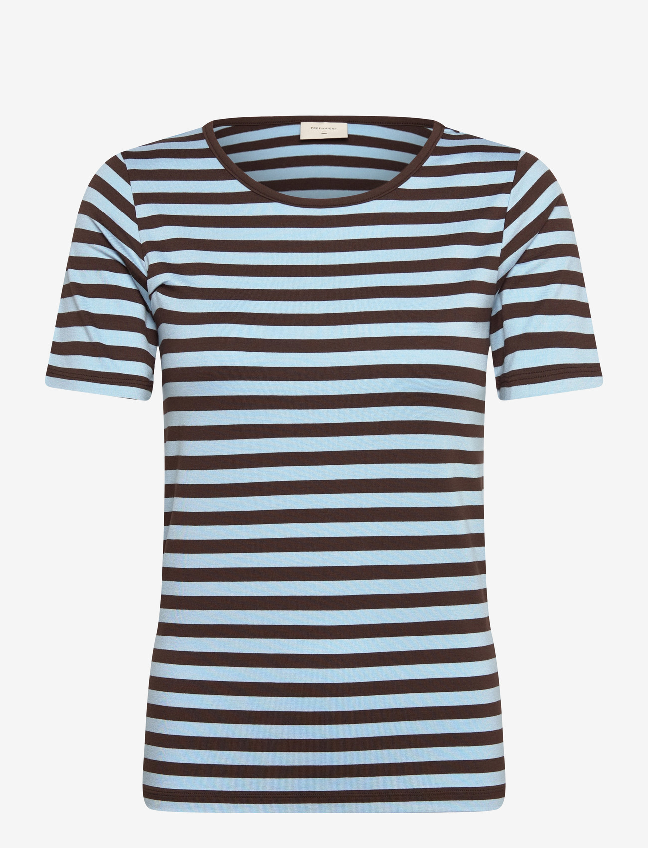 FREE/QUENT - FQLIANA-TEE - t-shirts - coffee bean w. blue bell - 1