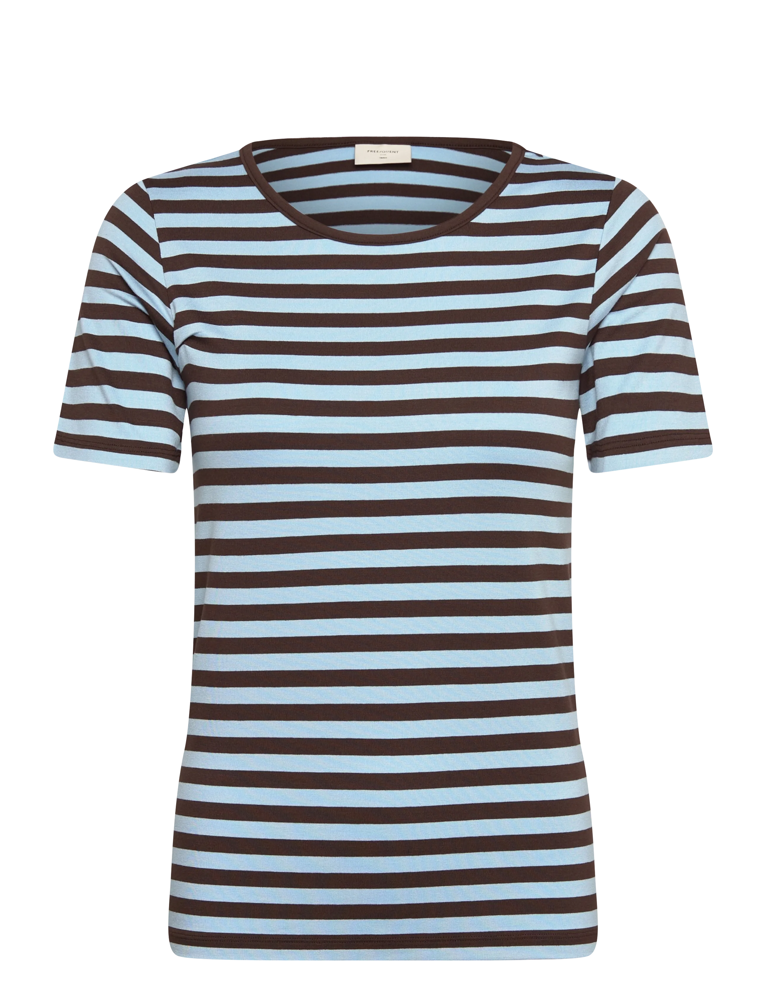 FREE/QUENT FQLIANA-TEE - FREE|QUENT - COFFEE BEAN W. BLUE BELL / brown