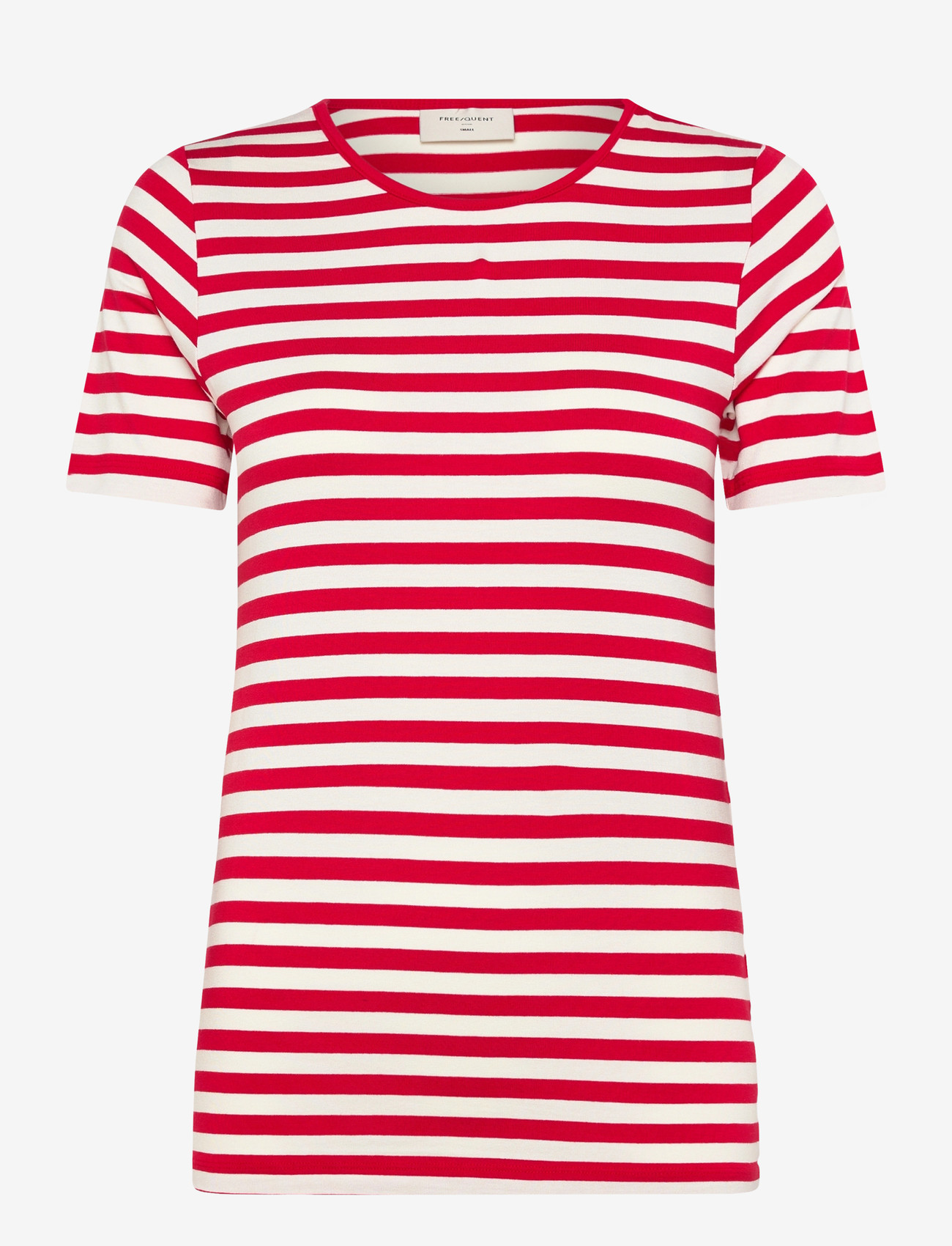 FREE/QUENT - FQLIANA-TEE - t-särgid - true red w. star off-white - 1