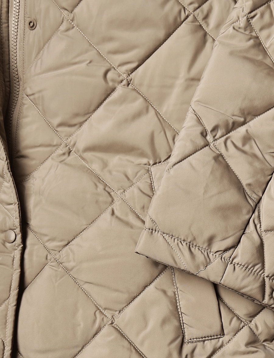 FREE/QUENT - FQOLGA-JACKET - steppjacken - desert taupe - 3