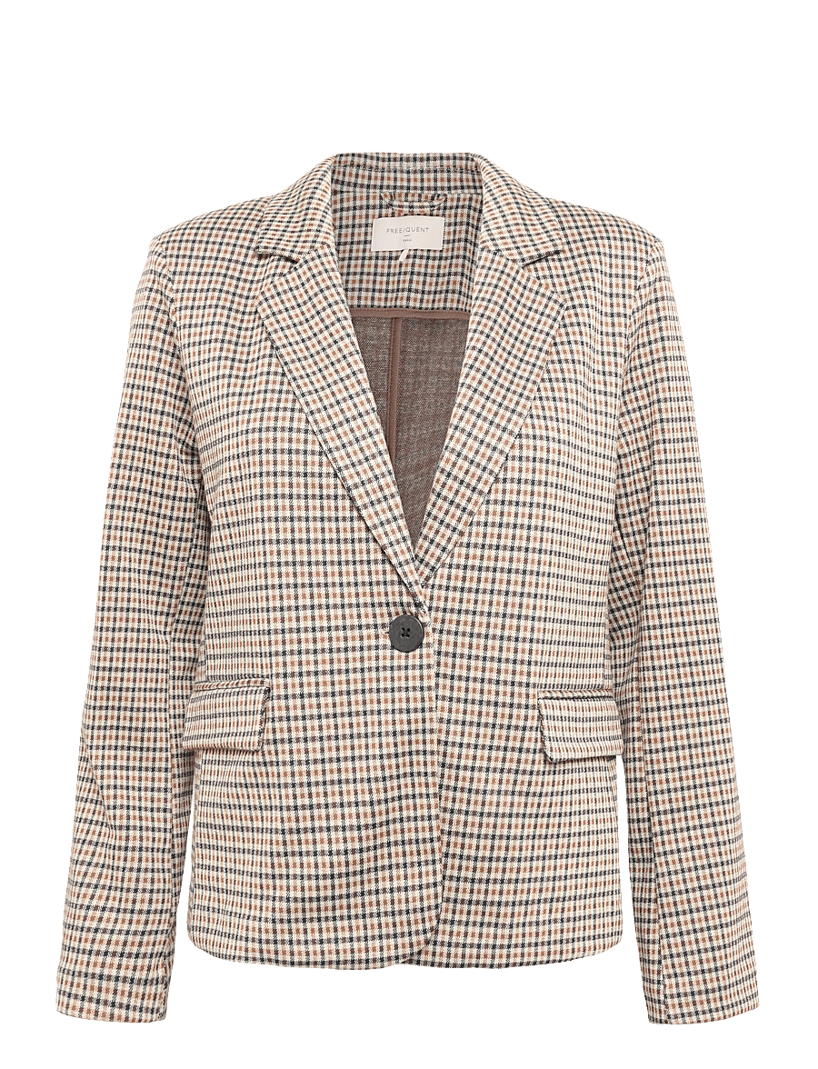 FREE/QUENT - FQSONNY-JACKET - enkeltradede blazere - moonbeam w. black - 1