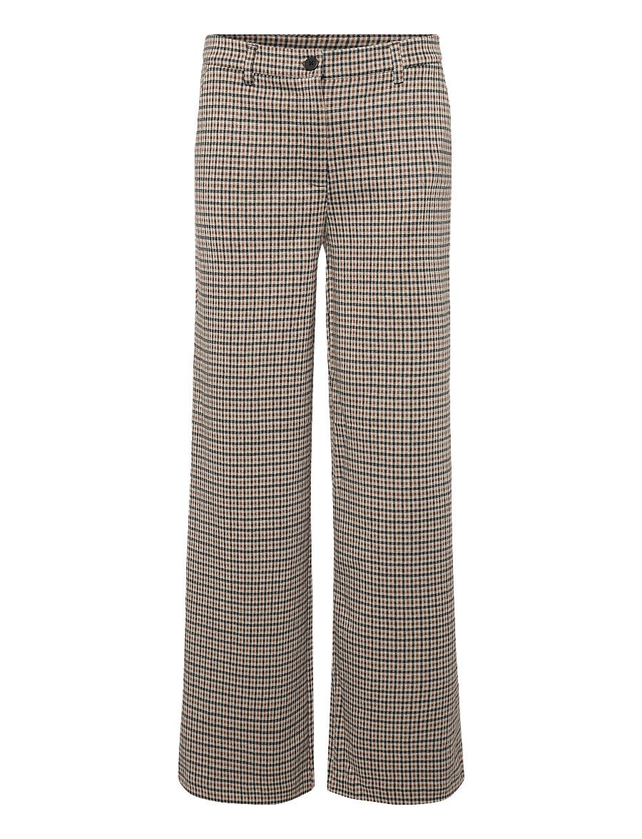 FREE/QUENT - FQSONNY-PANTS - hose mit geradem bein - moonbeam w. black - 1