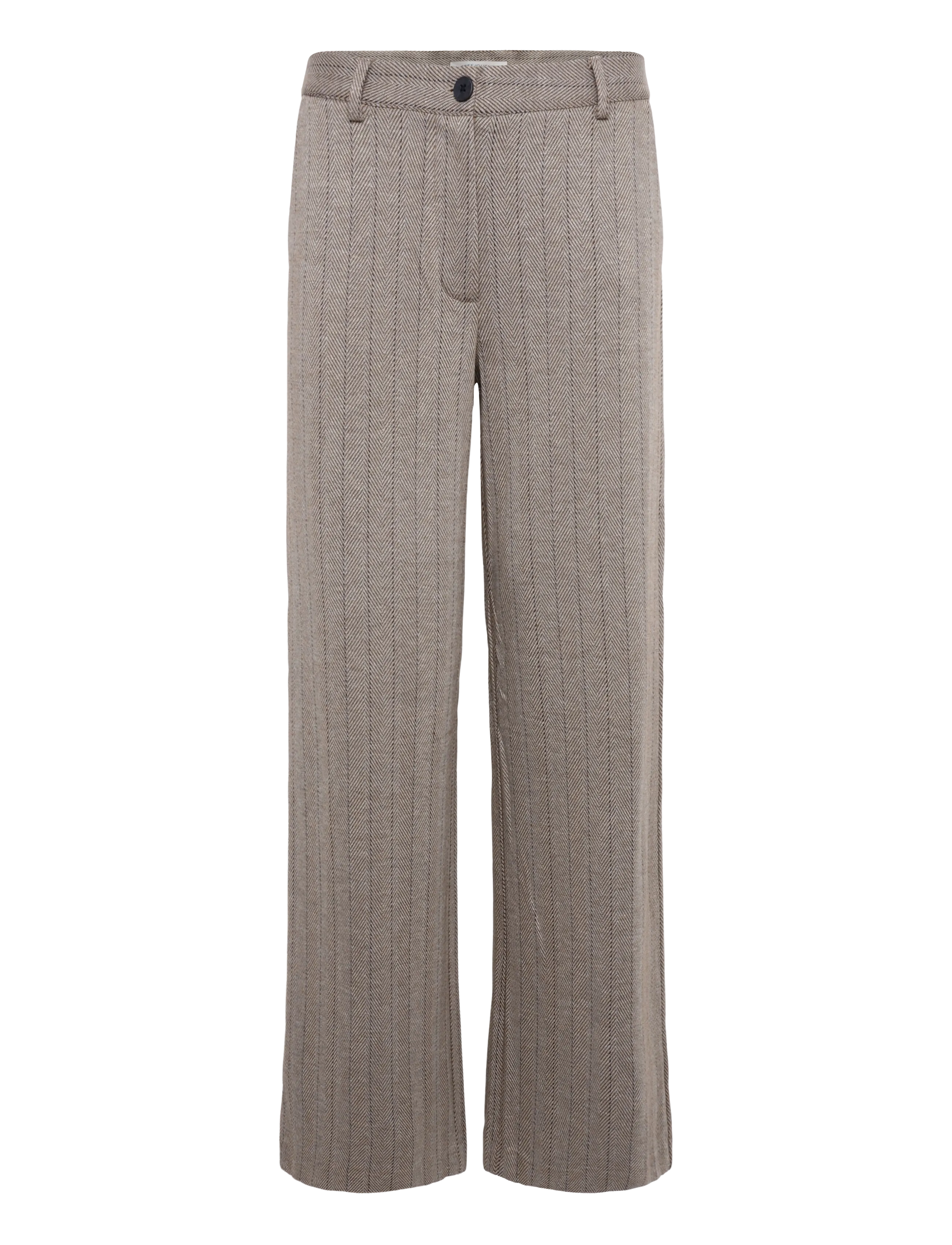 FREE/QUENT FQBONNIE-PANTS - Hosen mit weitem Bein - MOONBEAM W. MOLE / beige