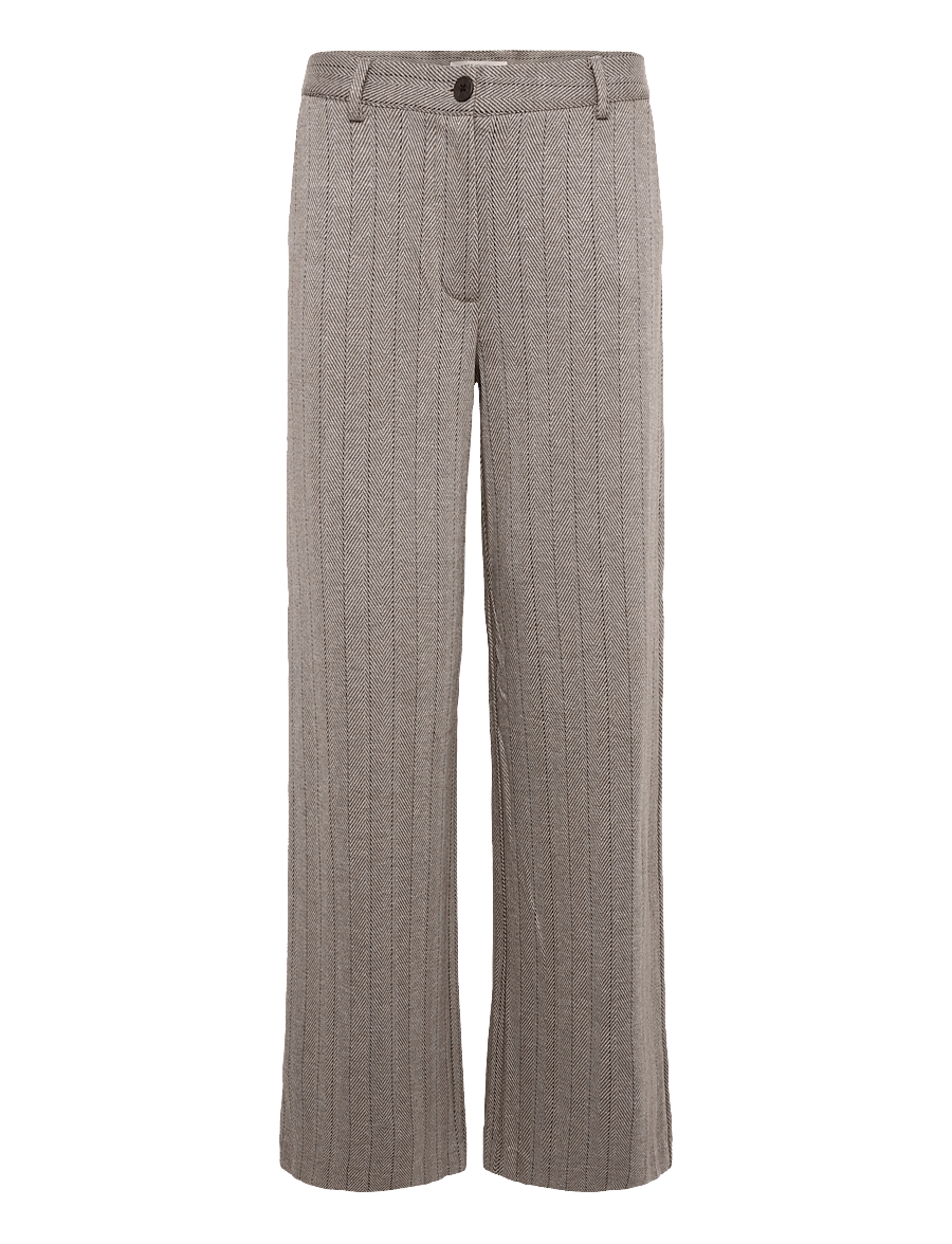 FREE/QUENT - FQBONNIE-PANTS - hosen mit weitem bein - moonbeam w. mole - 0