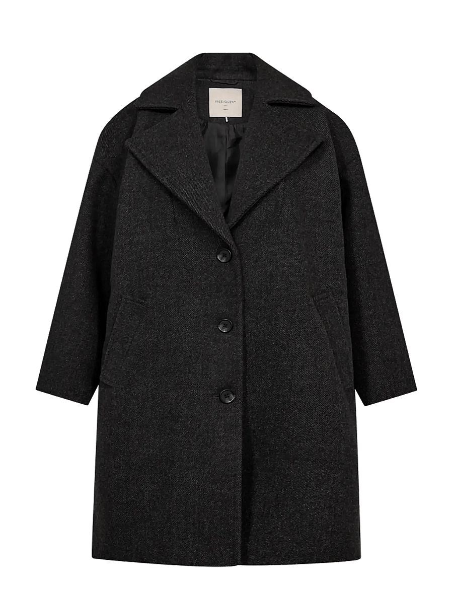 FREE/QUENT - FQMAYER-COAT - winterjacken - dark grey melange - 0