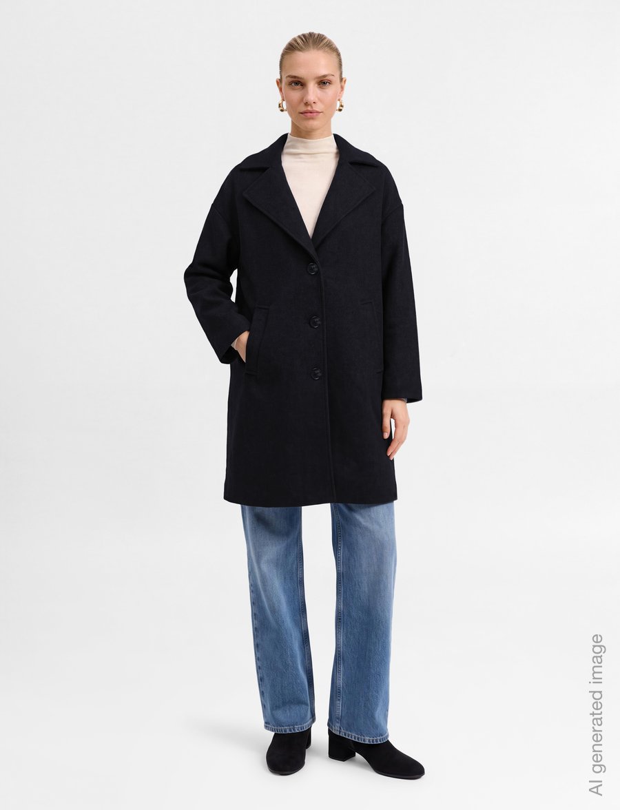 FREE/QUENT - FQMAYER-COAT - winterjacken - dark grey melange - 0