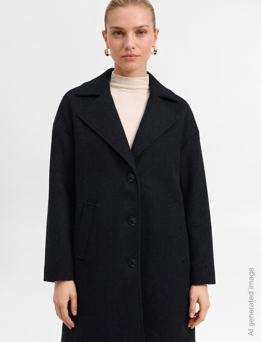 FREE/QUENT - FQMAYER-COAT - winterjacken - dark grey melange - 3