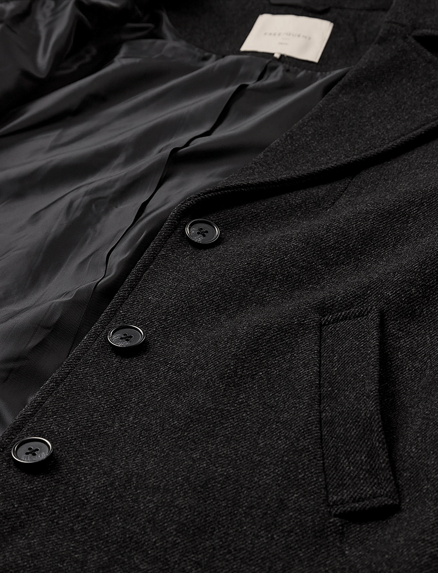 FREE/QUENT - FQMAYER-COAT - winterjacken - dark grey melange - 2