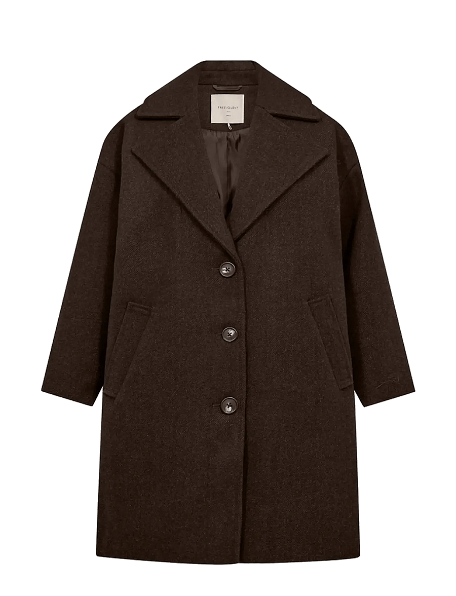 FREE/QUENT - FQMAYER-COAT - vinterjakker - mole melange - 0
