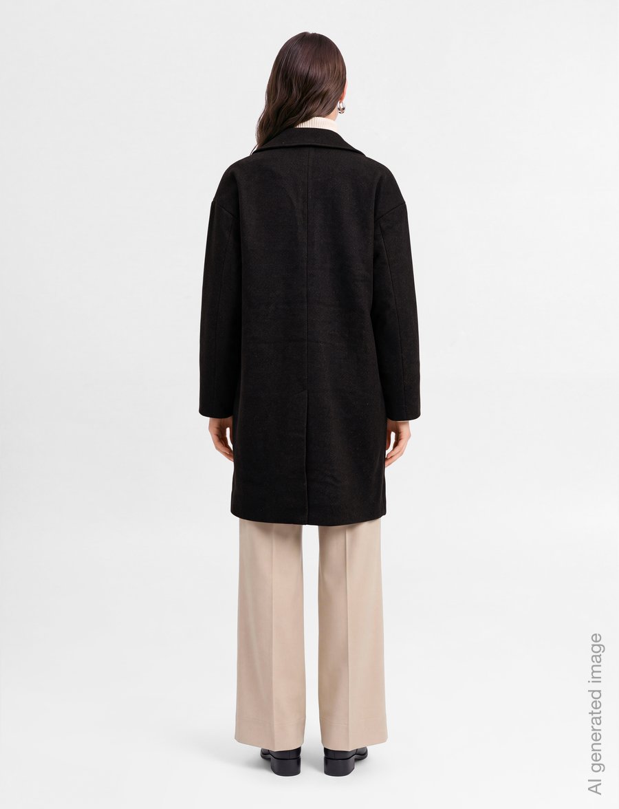 FREE/QUENT - FQMAYER-COAT - vinterjakker - mole melange - 4