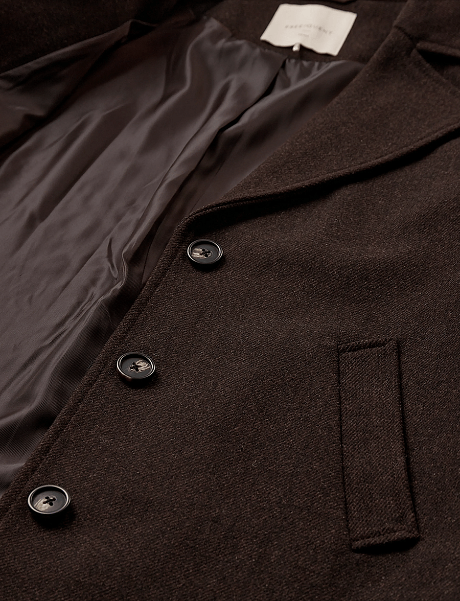 FREE/QUENT - FQMAYER-COAT - vinterjakker - mole melange - 2