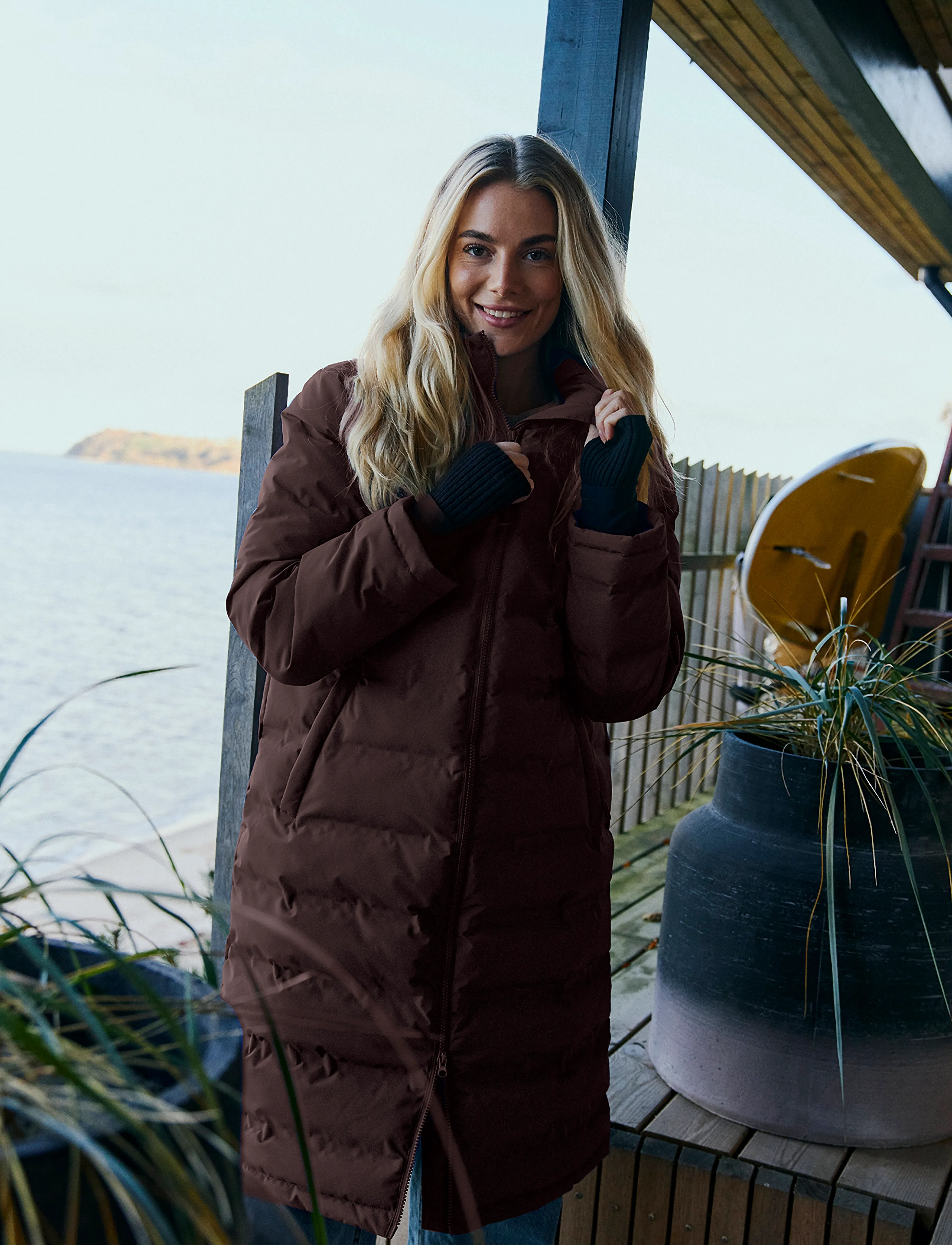 FREE/QUENT FQSTELLA-JACKET - Kläder - MOLE / brown