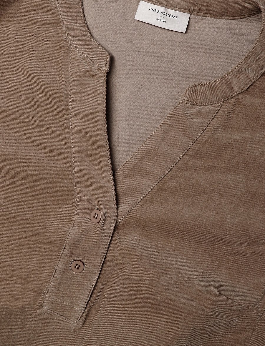 FREE/QUENT - FQOLANA-DRESS - midikleider - desert taupe - 2