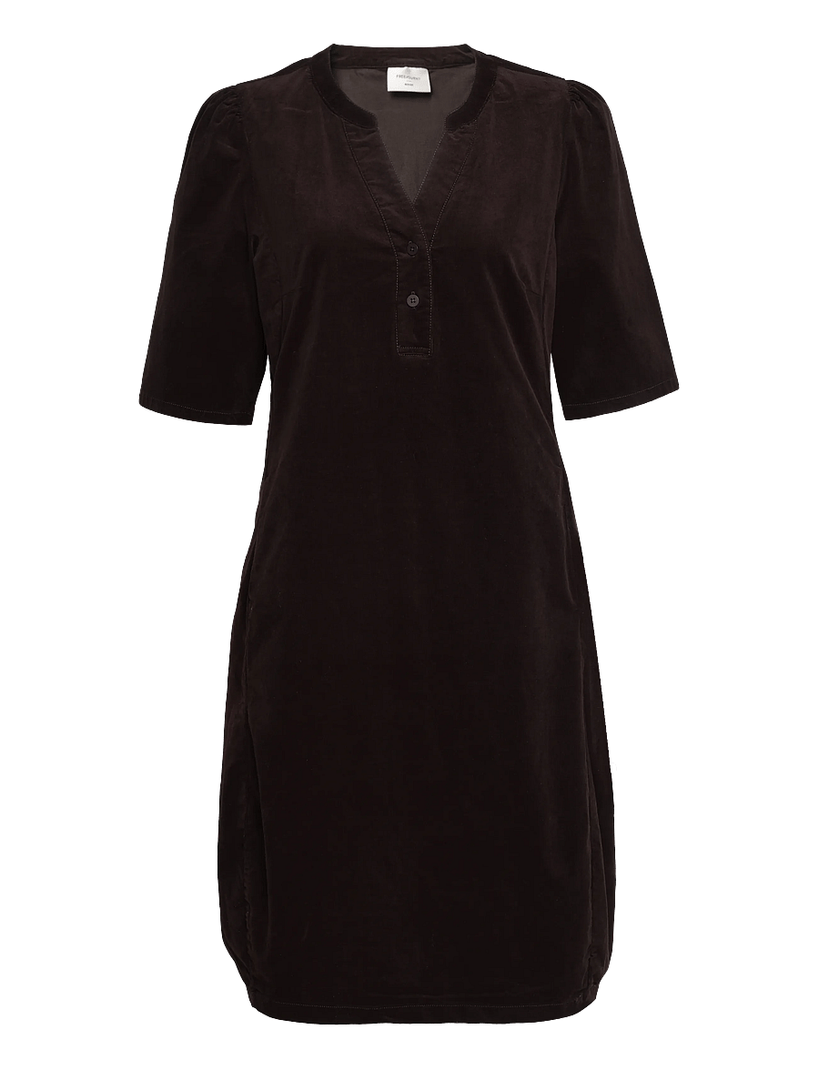 FREE/QUENT - FQOLANA-DRESS - midiklänningar - mole - 0