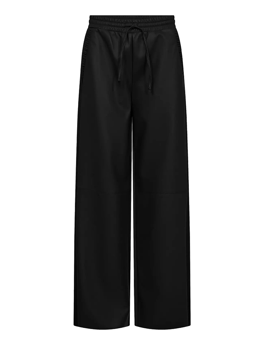 FREE/QUENT - FQVEGGY-PANTS - nahkpüksid - black - 1