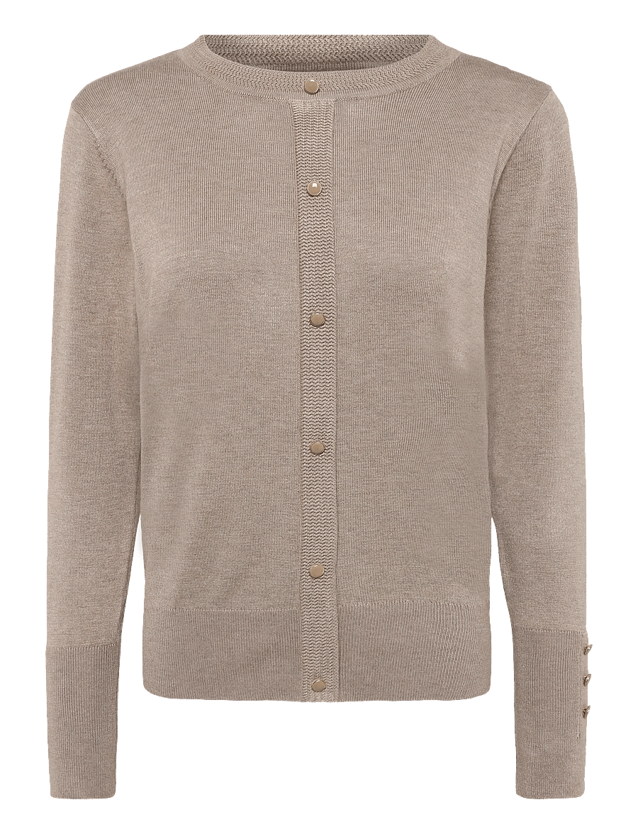 FREE/QUENT - FQKATIE-PULLOVER - koftor - desert taupe melange - 0