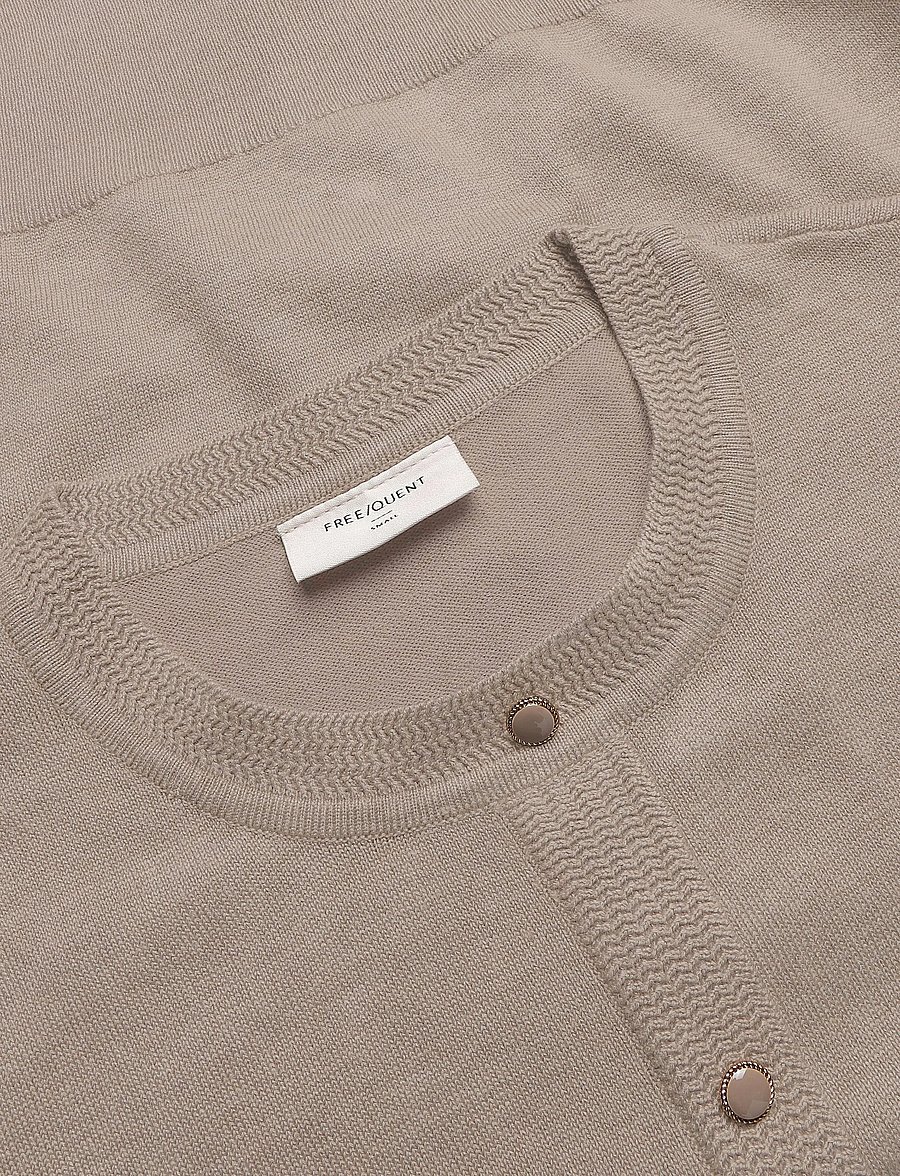 FREE/QUENT - FQKATIE-PULLOVER - koftor - desert taupe melange - 2