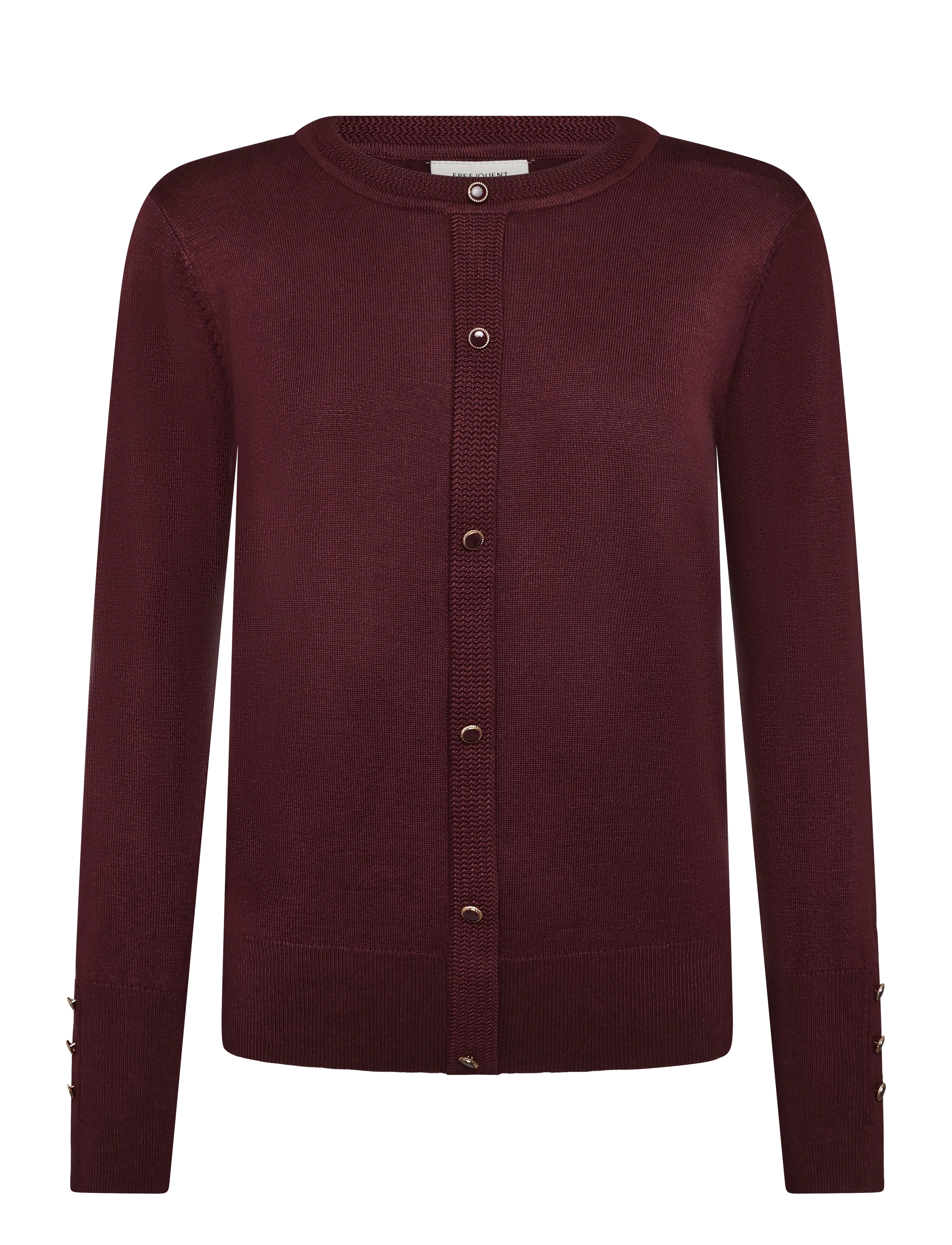 FREE/QUENT FQKATIE-PULLOVER - Koftor - PORT ROYALE / burgundy