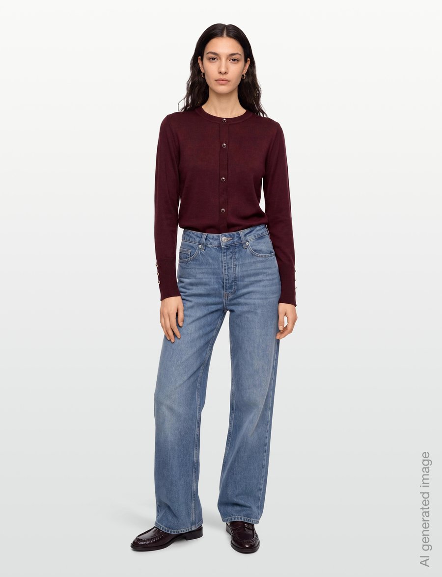 FREE/QUENT - FQKATIE-PULLOVER - kardiganid - port royale - 0