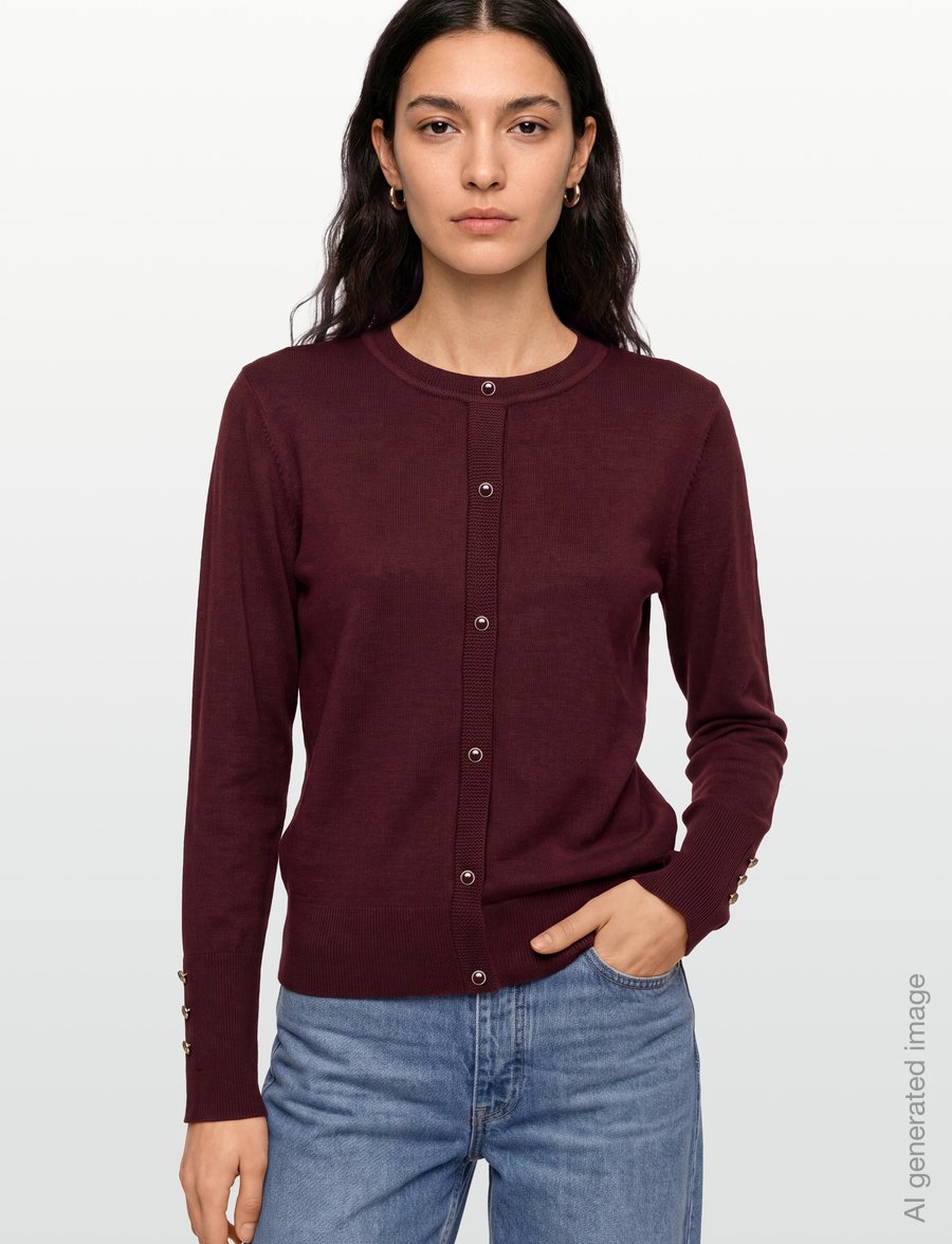 FREE/QUENT - FQKATIE-PULLOVER - kardiganid - port royale - 3
