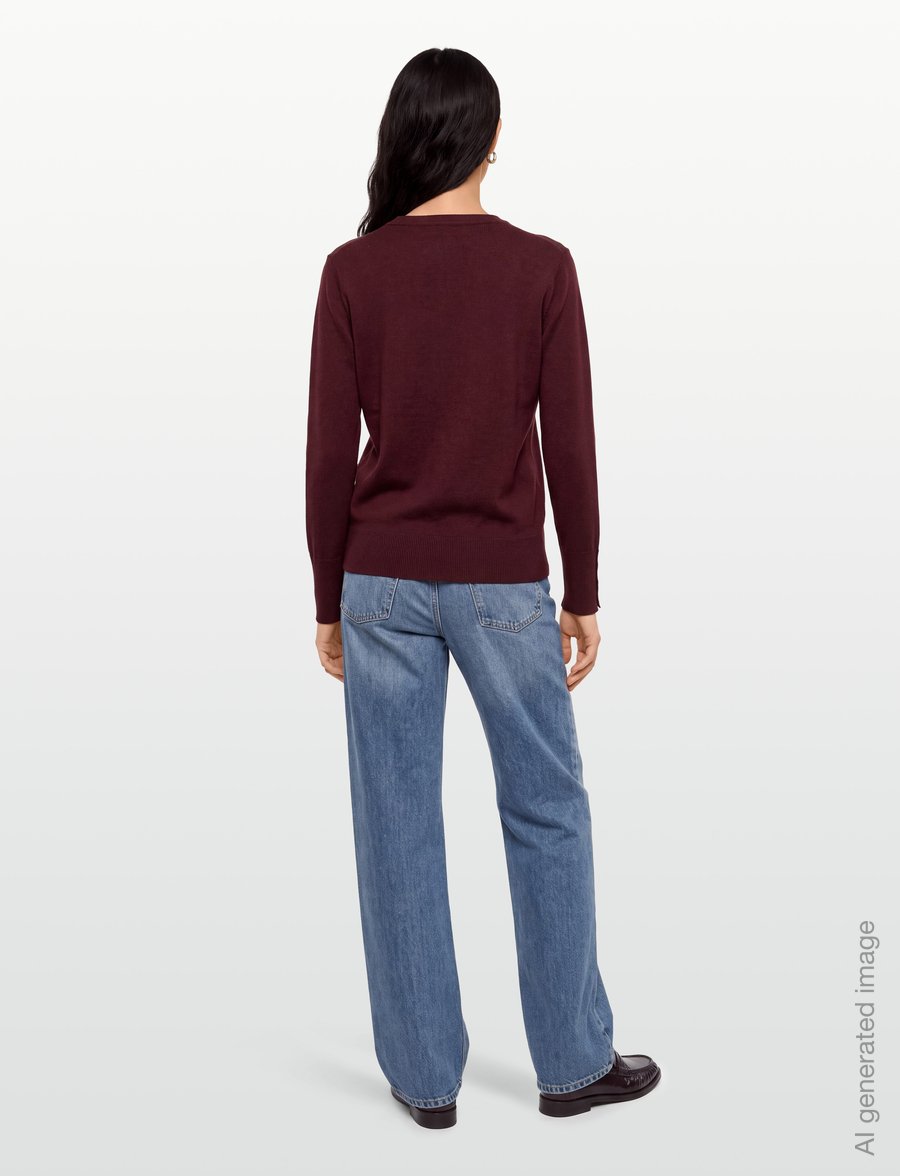 FREE/QUENT - FQKATIE-PULLOVER - kardiganid - port royale - 4