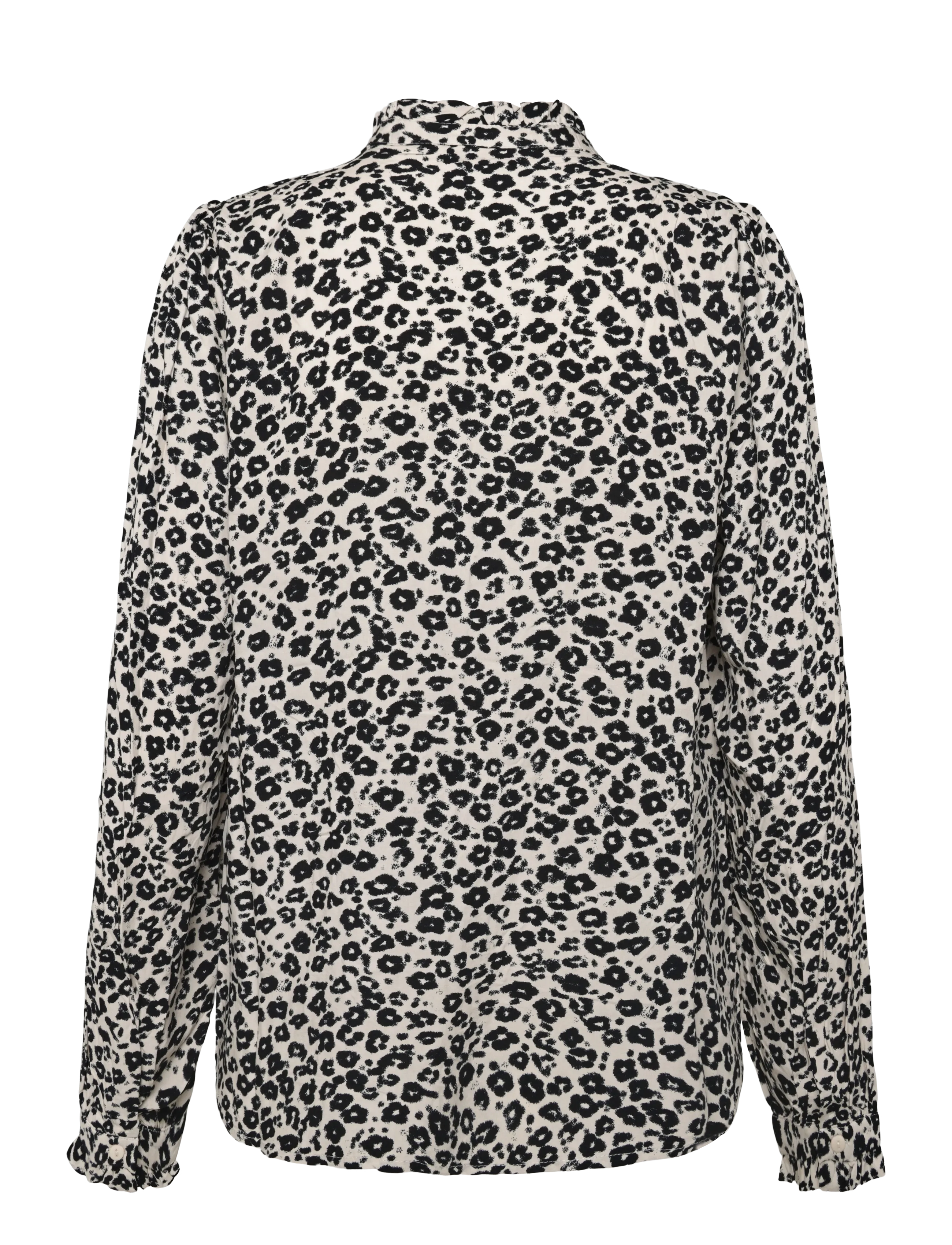 FREE/QUENT - FQADNEY-SHIRT - moonbeam w. black - 2