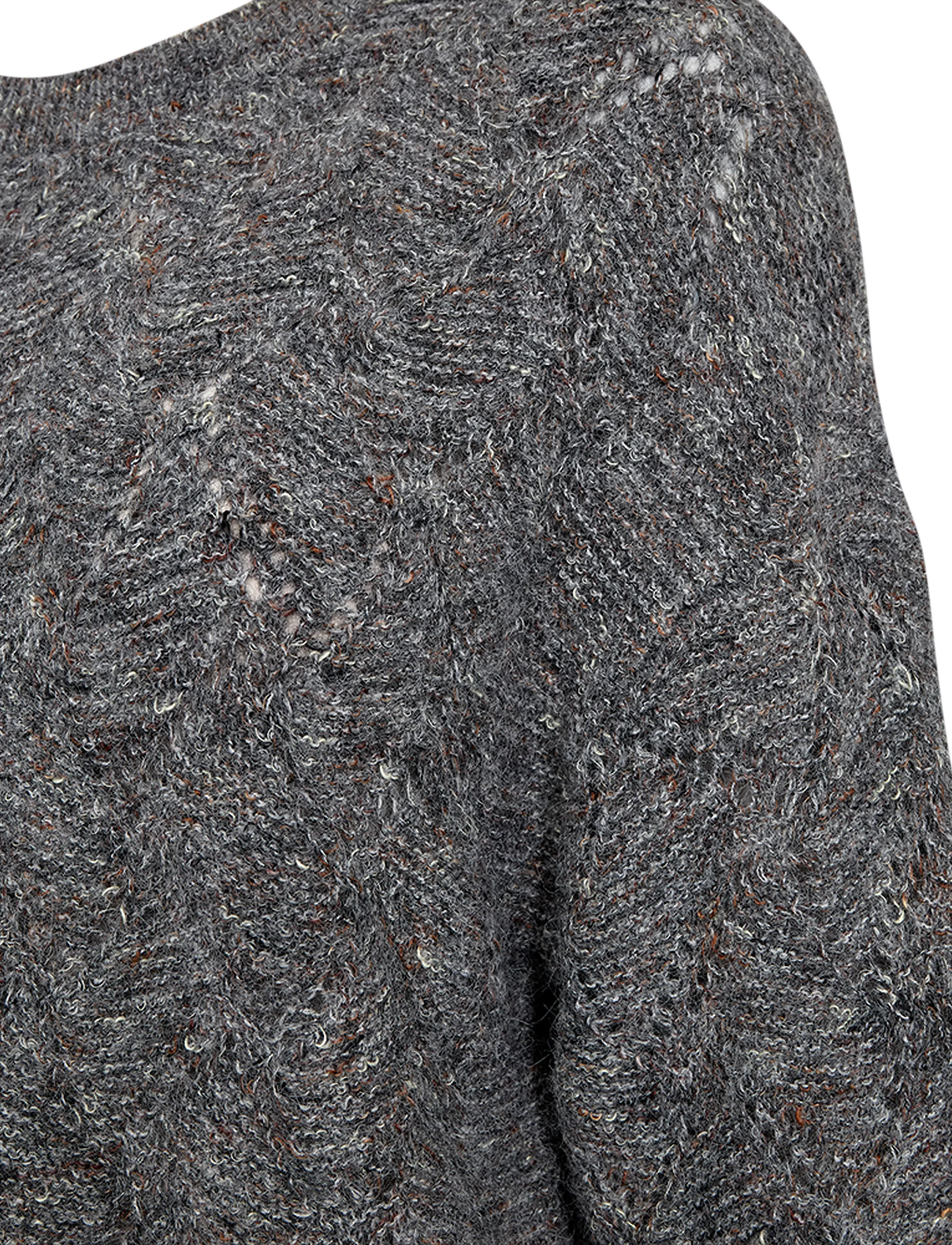FREE/QUENT - FQESTWEED-PULLOVER - dark grey melange - 2