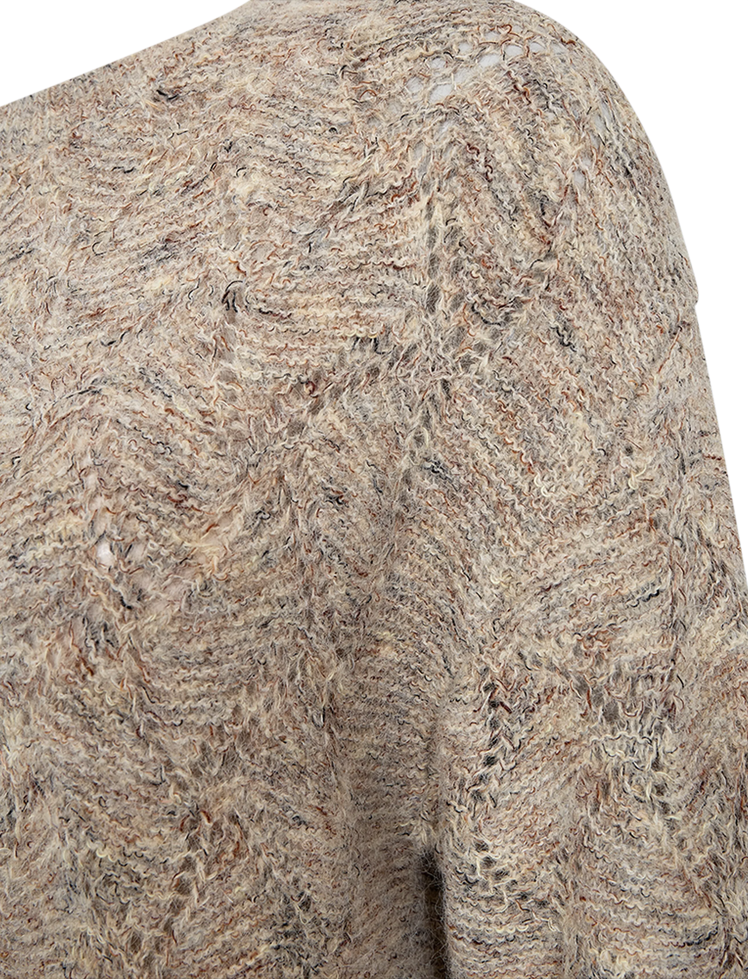 FREE/QUENT - FQESTWEED-PULLOVER - pullover - oyster grey melange - 4