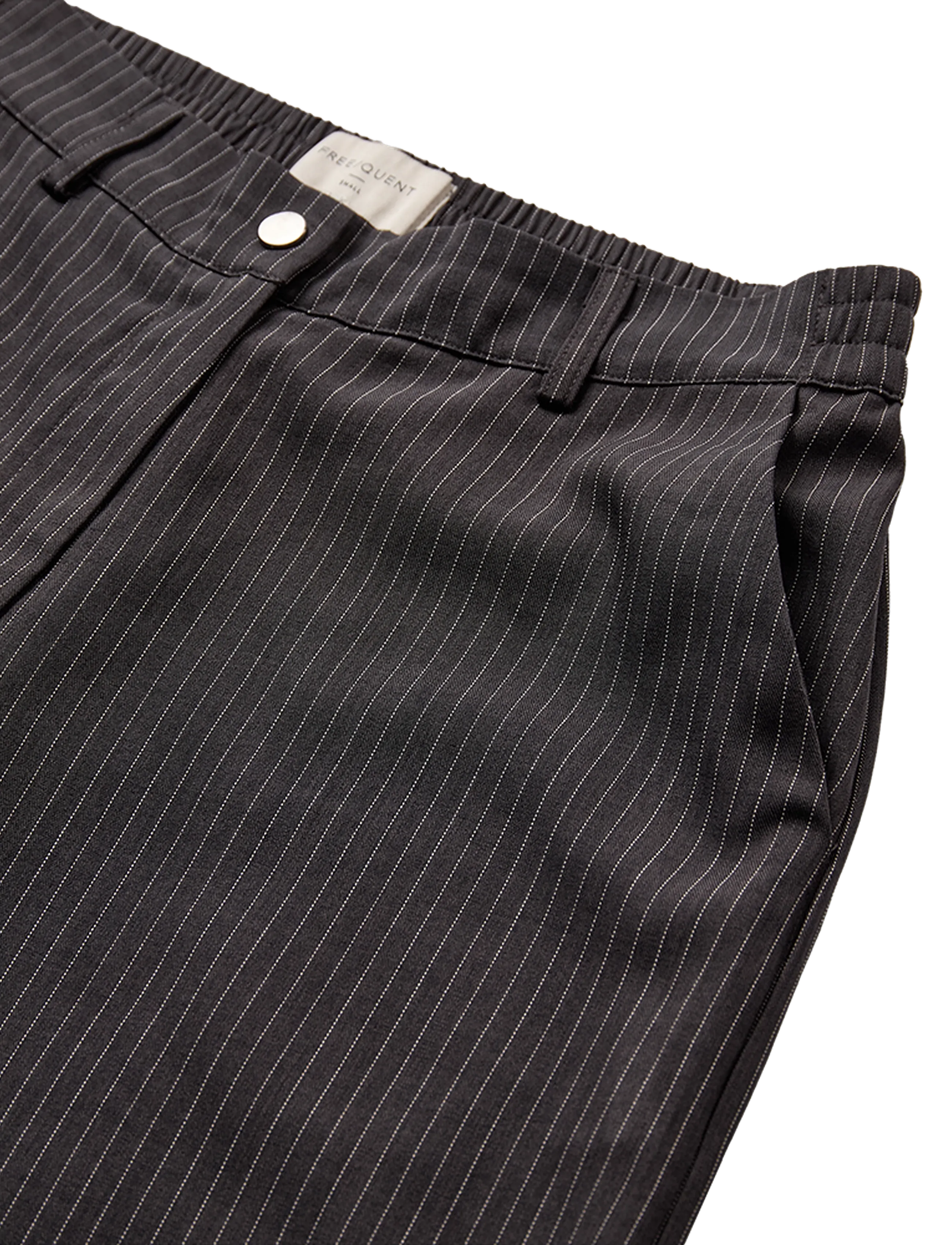 FREE/QUENT - FQMALI-PANTS - dark grey mel w star off-white - 2