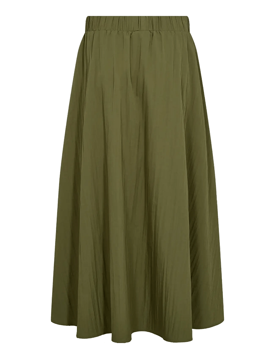 FREE/QUENT - FQESFENNY-SKIRT - midiseelikud - calliste green - 2