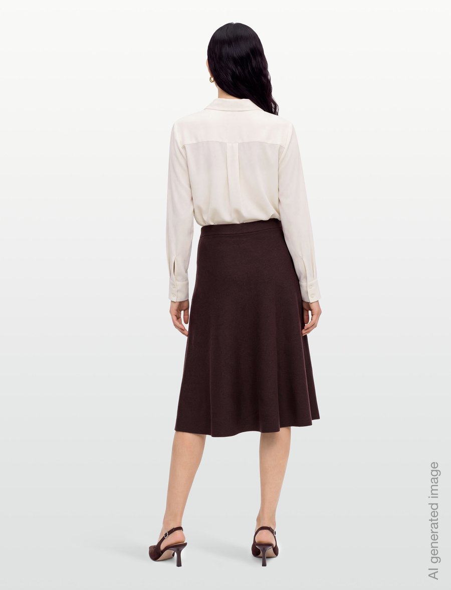 FREE/QUENT - FQANI-SKIRT - stickade kjolar - mole - 4
