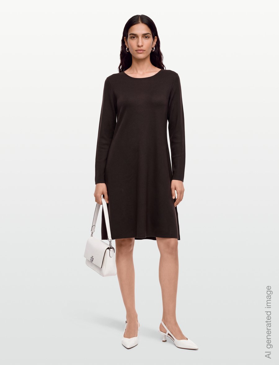 FREE/QUENT - FQANI-DRESS - strickkleider - mole - 0