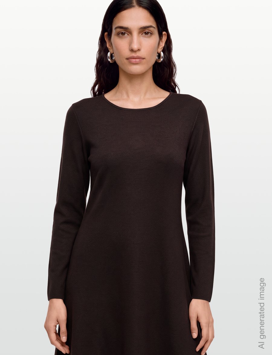 FREE/QUENT - FQANI-DRESS - strickkleider - mole - 3
