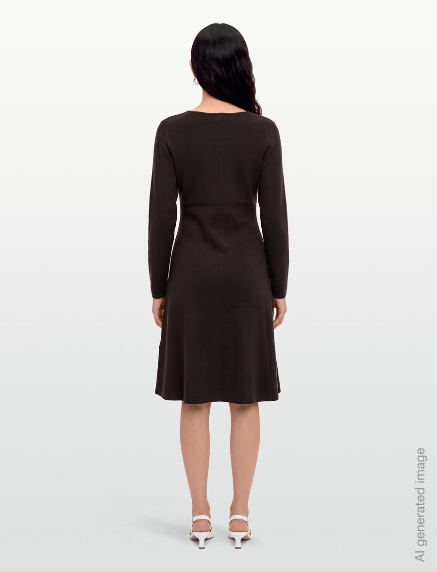 FREE/QUENT - FQANI-DRESS - strickkleider - mole - 4