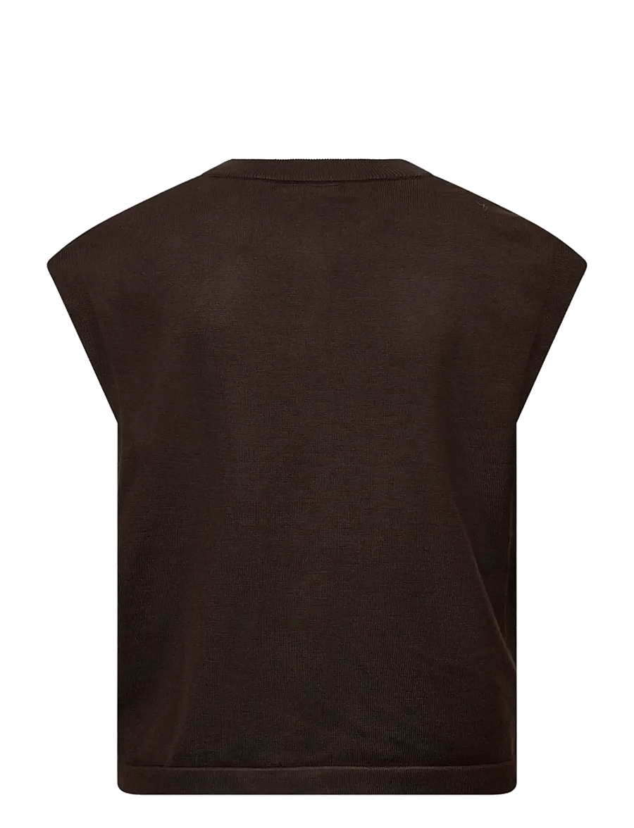 FREE/QUENT - FQKATIE-WAISTCOAT - mole - 1