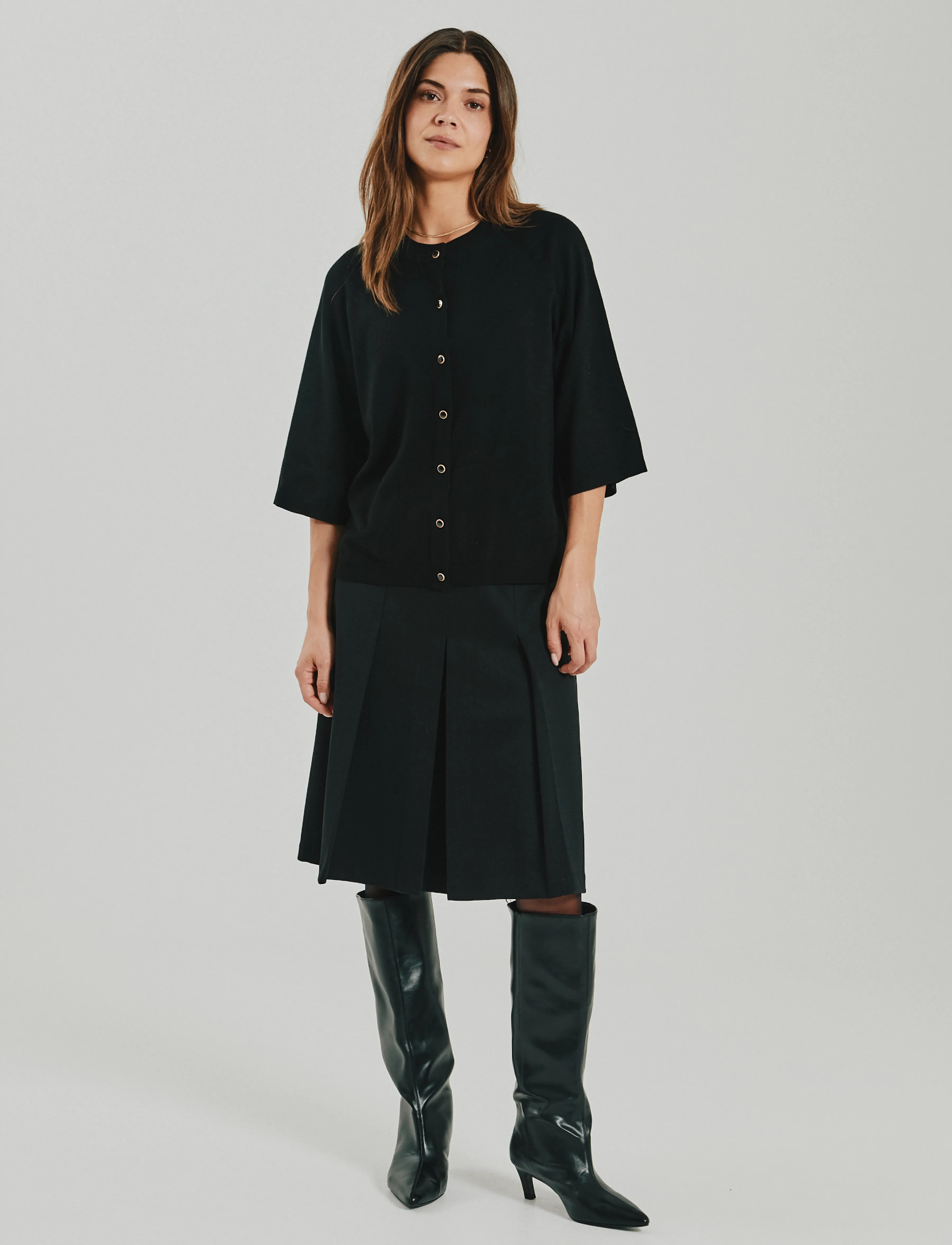 FREE/QUENT - FQKATIE-CARDIGAN - cardigans - black - 0