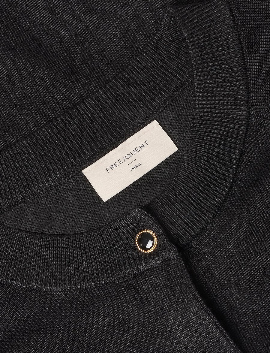 FREE/QUENT - FQKATIE-CARDIGAN - koftor - black - 4