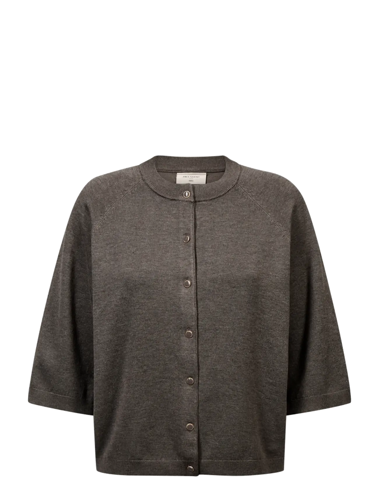 FREE/QUENT FQKATIE-CARDIGAN - Transitional Layering - MOREL MELANGE / brown