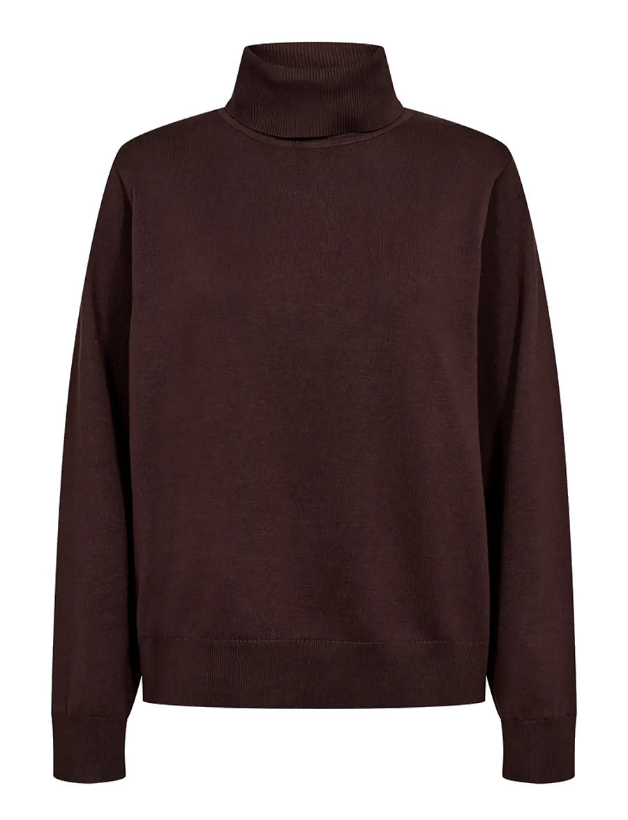 FREE/QUENT - FQKATIE-PULLOVER - pullover - mole - 1