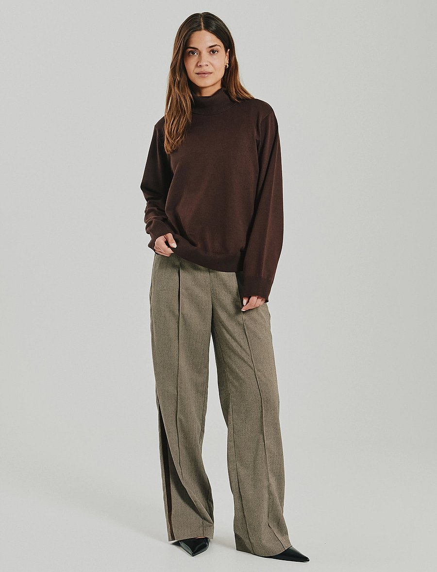 FREE/QUENT - FQKATIE-PULLOVER - pullover - mole - 0