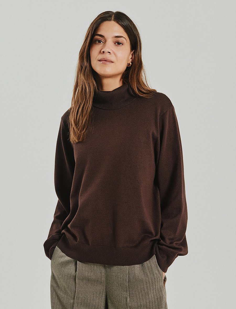 FREE/QUENT - FQKATIE-PULLOVER - pullover - mole - 3